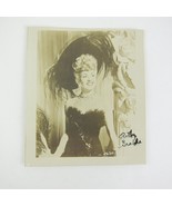 Betty Grable Photograph 5x4 Hollywood Actress Black Dress &amp; Hat Vintage ... - £7.98 GBP