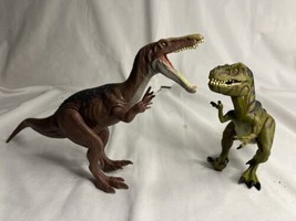 Hasbro Jurassic Park Re Ak A Tak Tyrannosaurus Rex &amp; Baryonyx Breakout Figures - £19.46 GBP