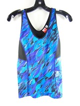 Puma Blue Design Polyester Blend Athletic Fitted Tank Top M - $24.74