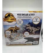 Jurassic World Dominion Wood Dinosaur Activity Set Kids Ages 3+ wooden s... - $13.56 CAD
