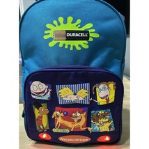 Nickelodeon Nicktoons Novelty Backpack Duracell Promo - RARE Lights Work! - $11.09