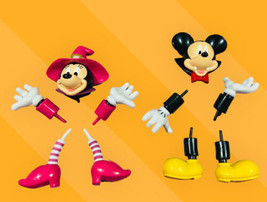 Disney Mickey &amp; Minnie Mouse Vampire/Witch Pumpkin Decorating Kit Halloween - £18.06 GBP