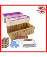 Professional 2-Piece Silicone Soap Molds and Stainless Steel Cutter Set ... - $1,140.25 MXN