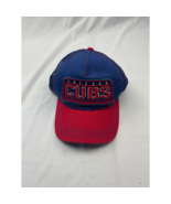Chicago Cubs New Era Mens Trucker Hat Cap Blue Red Logo Baseball Adjusta... - £9.30 GBP