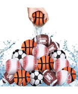 24 Pcs 2 Inch Sport Theme Water Splash Balls Summer Soft Water Bomb Ball... - £31.92 GBP