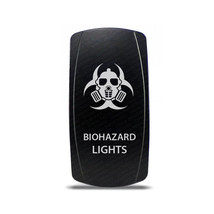 CH4x4 Rocker Switch Biohazard Lights Symbol  - Red LED - £12.56 GBP