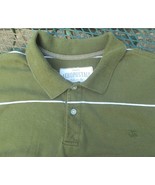 Vintage Aeropostale LS Polo Shirt--soft knit cotton green striped Top Ch... - €16,45 EUR