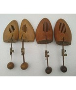 Pair Vintage Wood Shoe Tree Form Stretchers Lot of 2 - £27.23 GBP