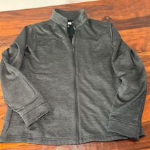 Greg Norman Men's Gray Weatherknit Full-Zip Windbreaker Jacket Size M - $22.18