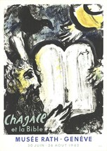 MARC CHAGALL Moses and the Tablets of the Law, 1962 - £1,168.57 GBP