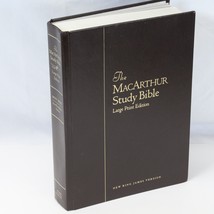 MacArthur Study Bible Large Print New King James Version  1998 Word Bibl... - $48.99