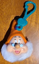 McDonald&#39;s Happy Meal Toy Keychain Snow White Seven Dwarfs Doc #6, CLEANED - £5.39 GBP