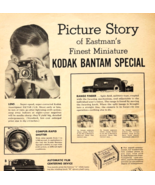 1937 Eastman Kodak Bantam Camera Advertisement Antique Photography E90F2 - $468.75 MXN