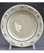Longaberger Pottery Woven Traditions Classic Blue Bread &amp; Butter Plate C... - £20.10 GBP