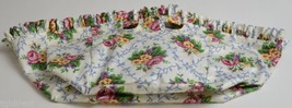 Longaberger Floral Crimped Basket Liner Decorative Collectible Fabric Home Decor - £8.54 GBP