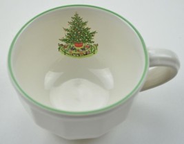 Pfaltzgraff Flat Cup Christmas Heritage Pattern 2.5&quot; Tall Coffee Tea Collectible - £7.67 GBP