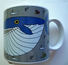 Classy Critter Whopper Whale Stoneware Mug by Taylor & Ng Vintage - $17.82
