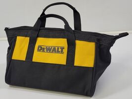 KK) Dewalt Black and Yellow Small Canvas Tool Bag 9&quot; x 11&quot; x 7&quot; - $20.90 CAD