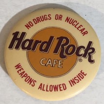 Vintage Hard Rock Cafe Pinback Button  J3 - $7.82