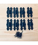 8 Hinges 3 3/4&quot; Long Decorative Butterfly Hinge Cabinet Gate Iron Hand F... - $54.80 CAD