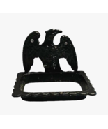 Vintage Cast Iron American Eagle Soap Holder Wall Mount  - $16.82