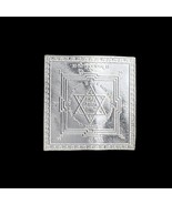 Real Silver Shree Kuber Yantra for Lal kitab red book and astrological r... - $40.05