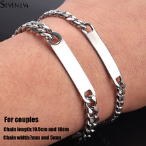 Custom Spotify Code Music Bracelet Stainless Steel CUBAN CHAIN NK chain jewelry  - £11.22 GBP