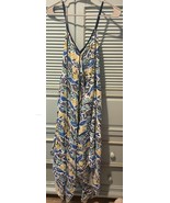Roller Rabbit Fish Print Beach Cover Up Dress O/S Cotton Tunic Resortwear - $19.00