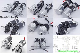 New M42 Gearbox DC 24V Motor 6.5A electric brake 400W 4400rpm power c image 3