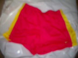 WOMENS NIKE ELITE SOCCER SHORTS ELASTIC DRAWSTRING WAIST HOT PINK/YELLOW... - £14.93 GBP