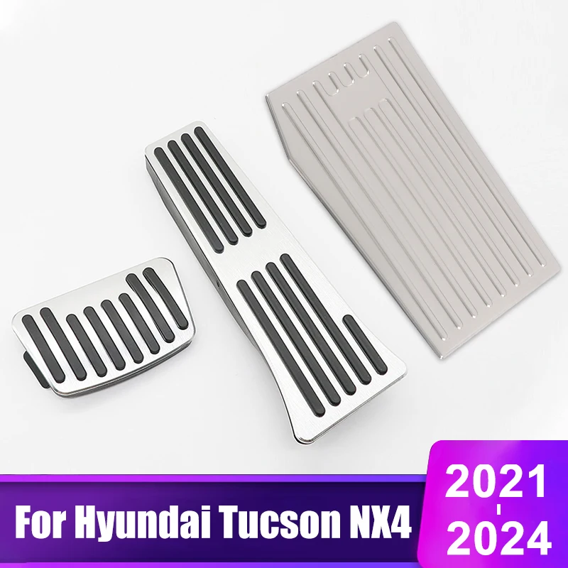 For Hyundai Tucson NX4 2021 2022 2023 2024 Aluminum Alloy Car Foot Pedal... - $24.09+