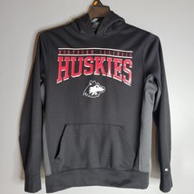 Colosseum NIU Northern Illinois Huskies Hoodie Sweatshirt Mens Small Bla... - $32.99