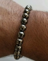 Meditation praying steel black beads hindu budh sikh singh kaur simarana kara j4 - $13.07