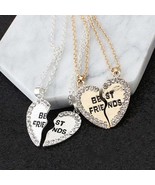 Best friends Bling necklace,crystal necklace,Rhinestone necklace,gift fo... - €16,45 EUR