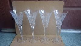  SET OF 4 WATERFORD CRYSTAL IRELAND CUT OF THE CENTURY CHAMPAGNE TOASTIN... - $125.00