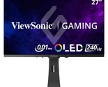 ViewSonic XG272-2K-OLED 27 Inch 1440p 240Hz OLED Ergonomic White Gaming ... - $1,259.29