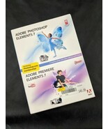 Adobe Photoshop Elements 7 Premiere Complete 2 Disk CD Rom Software NEW - $69.29
