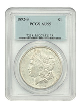 1892-S $1 Pcgs AU55 - £6,309.62 GBP