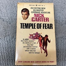 Temple Of Fear Espionage Thriller Paperback Book by Nick Carter Award Book 1968 - £9.74 GBP