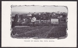 Grand Pre, Nova Scotia, Canada Pre-1907 Und/B Postcard Panoramic Town View - £9.15 GBP