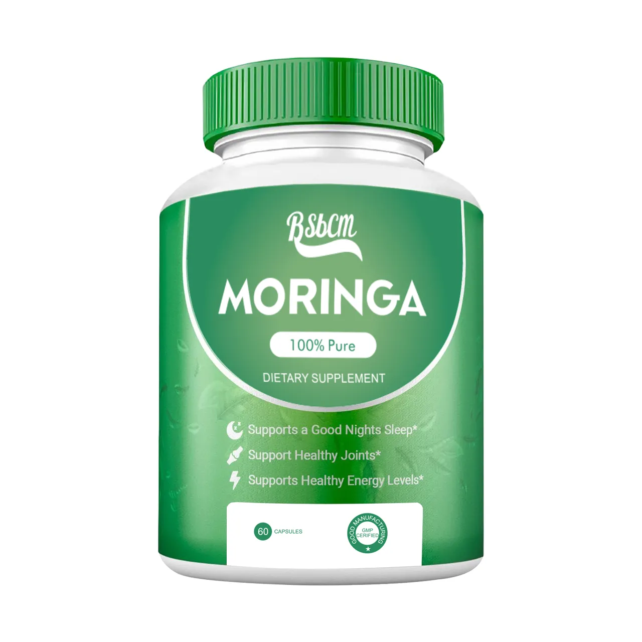 Pure Moringa Powder Capsules Of Nutrient-Rich Moringa - Natural Antioxid... - $29.88 CAD