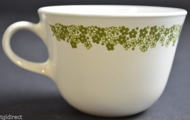 Corning Spring Blossom Pattern Flat Cup 2.625&quot; Tall Home Decor China Floral - £6.26 GBP