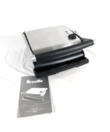 Breville Panini Grill BGR200XL Stainless Steel Non Stick Sandwich Press - £38.25 GBP