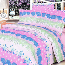 [Pink Kaleidoscope] 4PC Duvet Cover Combo(King Size) - £67.21 GBP