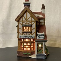 Dept 56 Bumpstead Nye Cloaks &amp; Canes Dickens Village Lighted Building - 1993 - £31.64 GBP