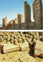 2 Postcards Israel Massada Palace Hurl Stones Palphot 7312 7313 1960s Un... - $4.00