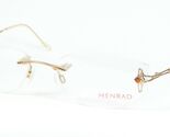 MENRAD Mod.1912 853 Gold/Kupfer Brille Rahmenlose Metall 54-16-135mm - $101.97