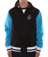 MENS ALTAMONT THEOTIS BEASLEY SIGNATURE WINDBREAKER BLUE/BLACK JACKET NE... - $1,301.30 MXN