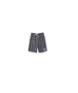 MENS GUYS AEROPOSTALE BASKETBALL ATHLETIC SHORTS GRAY W/ WHITE STRIPE NE... - $39.74 CAD