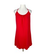 Simply Southern Dress Womens XS Red Scalloped Hem Sleeveless Pique Cotton - $373.95 MXN
